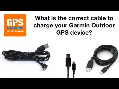USB cable options - For a Garmin GPS Unit