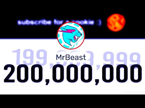 MrBeast Hits 200,000,000 Subscribers On YouTube!