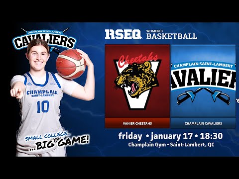 RSEQ Basketball féminin 🏀 Vanier @ Ch.-St-Lambert [2025-01-17]