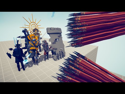 MEDIEVAL ADDON Team vs EVERY GOD Totally Accurate Battle Simulator TABS