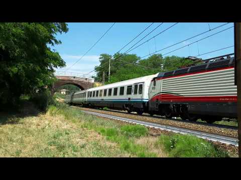E.402B 111 CON INTERCYTI TRANSITA A RIGOROSO (AL) 15 - 7 - 2017