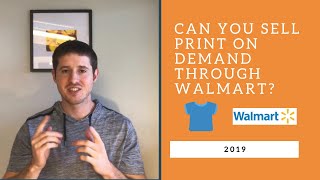 Sell Print On Demand at Walmart?
