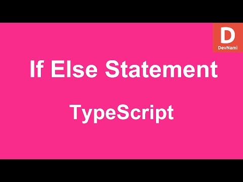 TypeScript If Else Statement