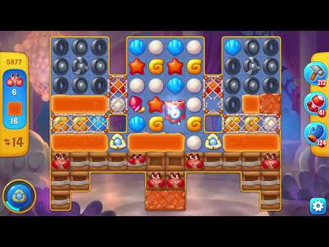 Fishdom 5977 Super Hard Level - 17 moves - NO BooSTERS