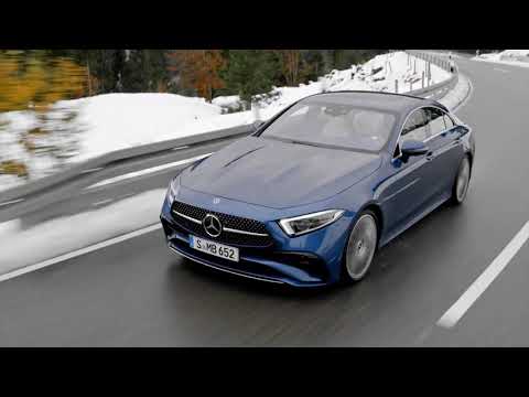 New Mercedes Benz CLS 2022 Facelift – DRIVING Handsome 4 door coupe on the road
