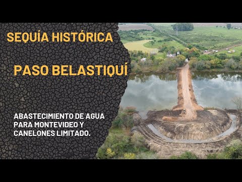 Paso Belastiquí, Represa en construcción💧🇺🇾(4K)*©Vista Aérea Uy📲092770808
