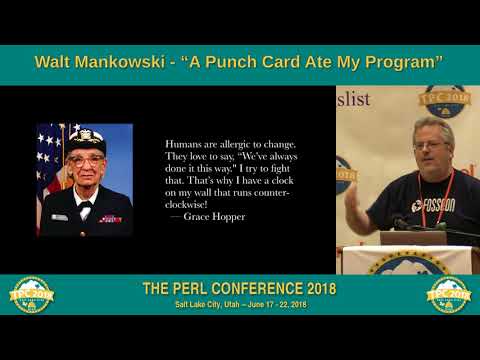Walt Mankowski - "A Punch Card Ate My Program"
