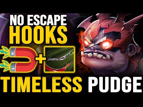 INSANE TIMELESS PUDGE!!! NO MERCY IN HIS HOOKS - Offlane Pudge | Pudge Official