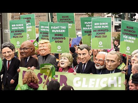 Erste Proteste vor G20-Gipfel in Hamburg