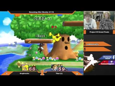 [Smashing Illini Weekly] Drugfreechu (G&W) vs. Thor (Link) PM Grand Finals