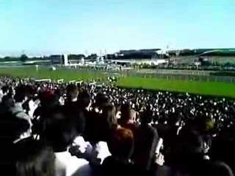 武豊が運を味方にアドマイヤを粉砕＠秋の天皇賞：メイショウサムソンのウイニングラン