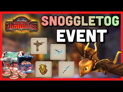 SNOGGLETOG CHRISTMAS EVENT 2021! | New Dragon + Rewards - School of Dragons (SoD) Gameplay