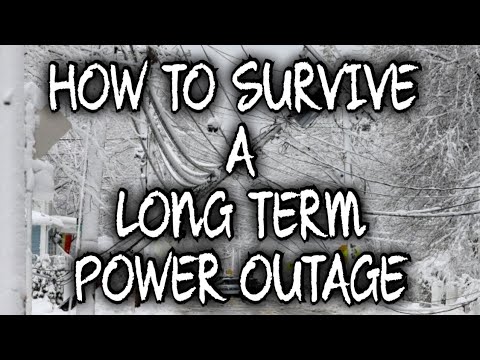How To Survive A Long Term Power Outage -- What You Need To Survive A Month Long Power Outage