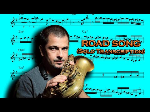 Road Song - Rosario Giuliani Solo Transcription (Eb). Transcribed by Arkady Dudka.