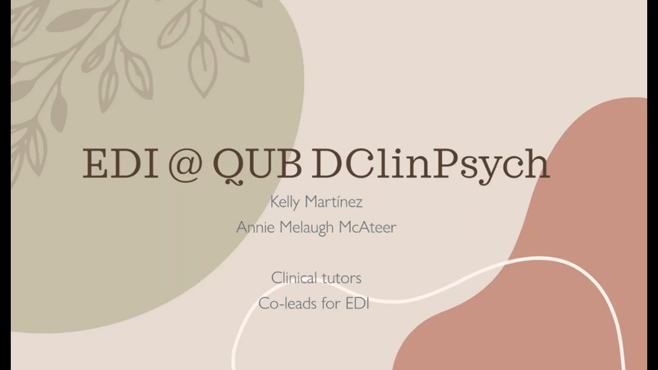Video Thumbnail: About Our EDI - Dr Kelly Martinéz, Clinical Tutor