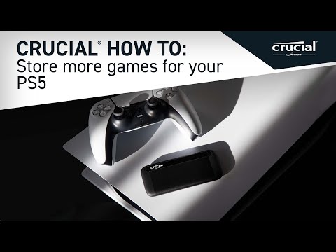 How to connect and setup an External SSD on PS5 | Crucial How To |
