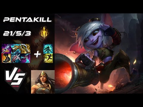 BOTTOM Tristana vs Sivir [PENTAKILL] - NA Challenger Patch 25.S2.8