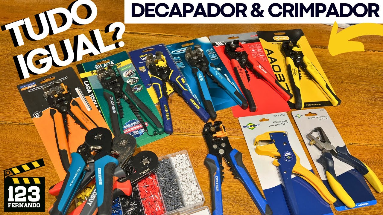 SAIBA ESCOLHER O MELHOR ALICATE DESENCAPADOR DE FIOS CONFORME SUA NECESSIDADE.