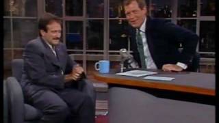 Robin Williams on Late Night With David Letterman - '89 - stereo HQ (pt.2 of 2)