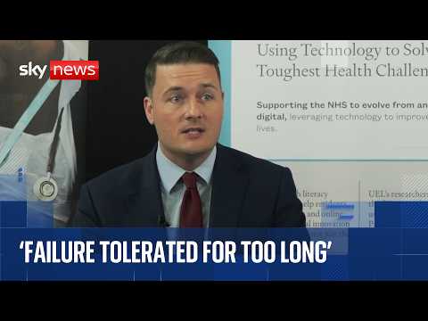 Health Secretary Wes Streeting warns some poor-performing NHS trusts could be broken up