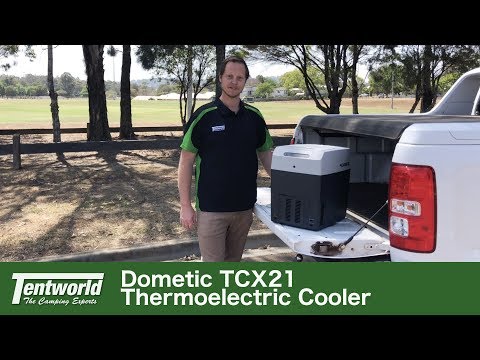 Dometic TCX21 Thermoelectric Cooler 21L Close Look, Features & Size Review.