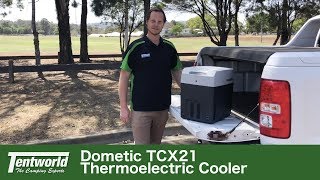 Dometic TCX21 Thermoelectric Cooler 21L Close Look, Features & Size Review.