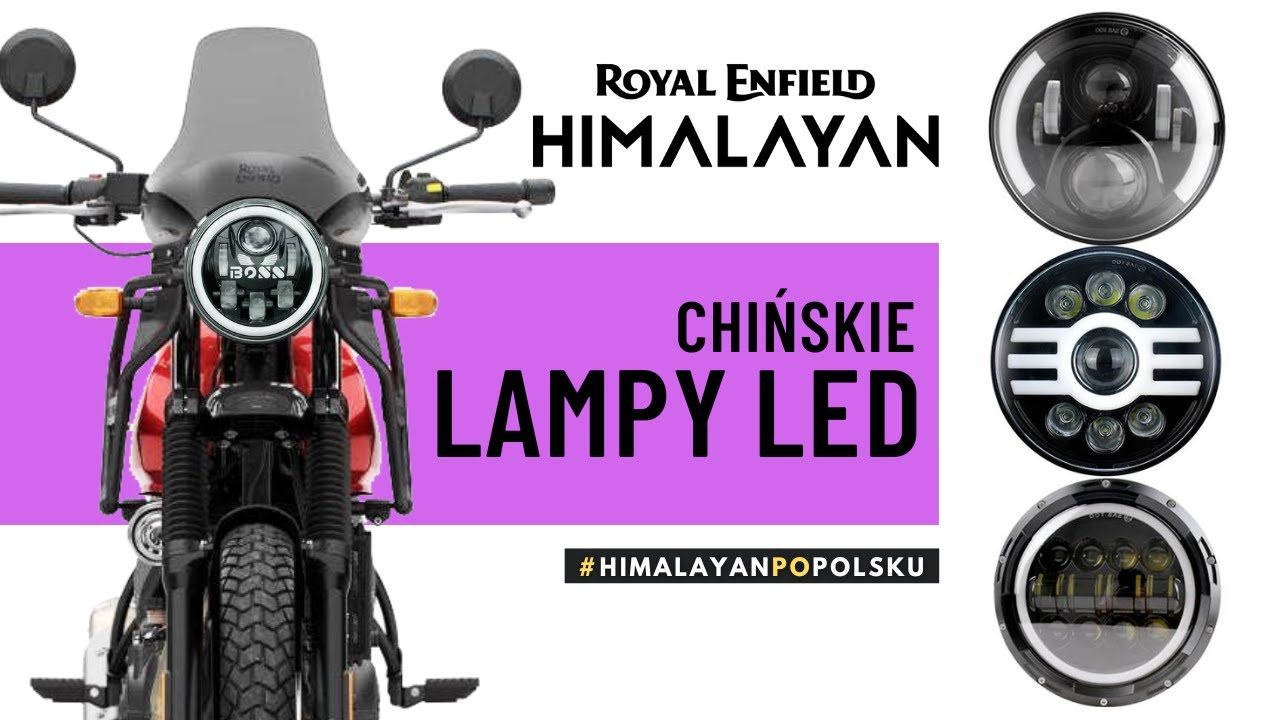 Chińskie światła LED w motocyklu