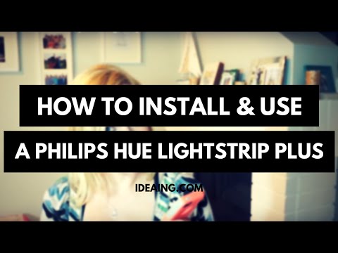 How to Install and Use a Philips Hue Lightstrip Plus