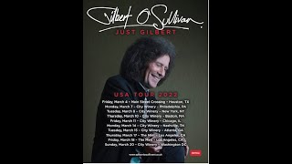 GILBERT O&#39;SULLIVAN USA TOUR 2022 UPDATE! New L.A. show added!