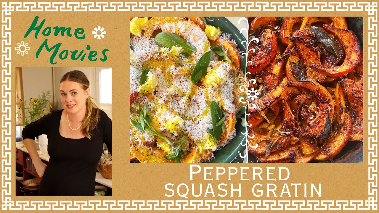 Alison Makes Cheesy Peppered Squash Gratin for Thanksgiving | Home Movies with Alison Roman