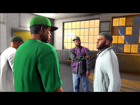 The Long Stretch  - Fight With Ballas| 4k Ultra Graphics Gameplay part - 9 | GTA V | PS5 Concept