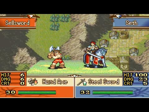 Fire Emblem Sacred Stones Microhacking Seth Custom Animation