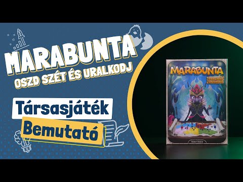 Marabunta - Oszd szét és uralkodj rövid társasjáték bemutató - Gémklub