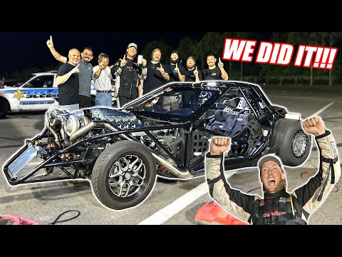 WORLD'S FIRST Stick Shift Corvette In The SIXES! Leroy's Most INSANE Pass EVER!!!!