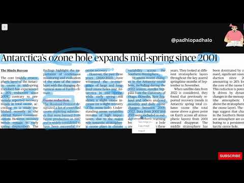 Antarctica's ozone hole expands mid-spring since 2001. @padhlopadhalo