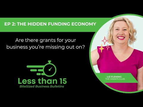The hidden business economy  - accessing business grants with Liz Fleming