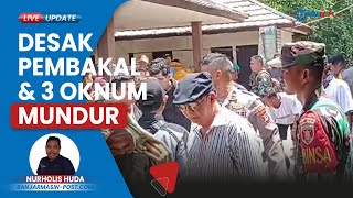 Warga Mandiangin Timur Demo Mendesak 3 Oknum Aparat Desa Mundur karena Persoalan Aset Desa
