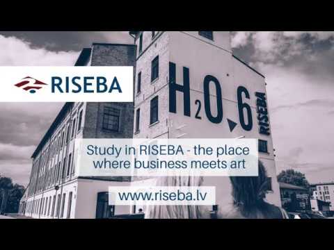 Study in RISEBA - the place where business meets art