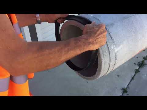 Concrete Pipe Rubber Ring Joint Installation