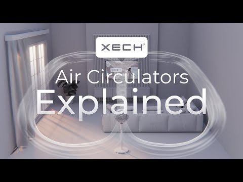 Air Circulators vs Fans: The Truth Behind Room Cooling Technology! With Xech Air circulator Gusto