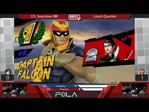 CFL Smackdown 188 Smash 4 - Riot (Bayonetta) vs Angel (Falcon) - Losers Quarters