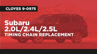Subaru FA & FB Engine Timing Chain Installation Guide | Cloyes Gear