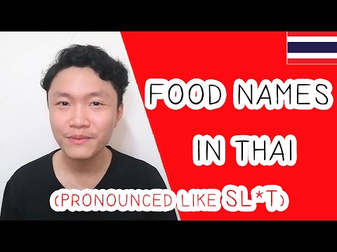 Food names - Thai language