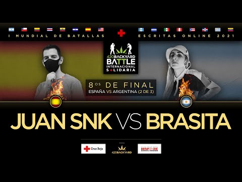 JUAN SNK vs BRASITA. 8os (ES vs AR 2 de 3) 420 Backyard Battle. I Mundial de escritas
