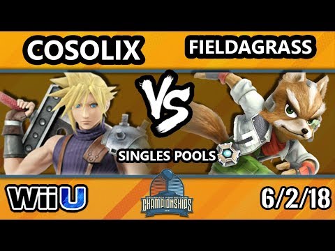 DHATX18 Smash 4 - Cosolix (Cloud) Vs. FieldaGrass (Fox) - Wii U Pools A3