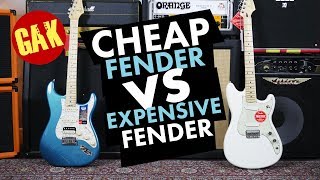 Video thumbnail for Cheapest Fender VS Most Expensive Fender! by GAK