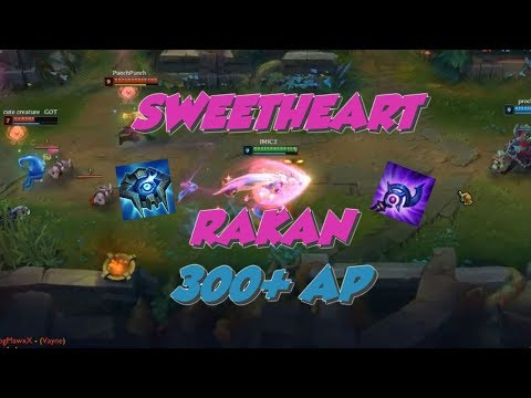 NEW SWEETHEART RAKAN SKIN|300+ AP ONE SHOTS|PRE-RELEASE GAMEPLAY