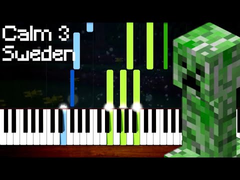 Calm 3 / Sweden - Minecraft Piano Tutorial [Nivek.Piano]