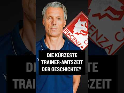Zwei Trainerwechsel an einem Tag: Die kürzeste Trainer-Amtszeit der Geschichte? #shorts