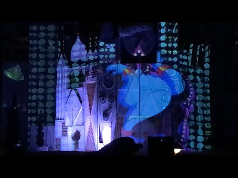 Mickey’s Mix Magic Aladdin “Friend Like Me” Segment Disneyland Nighttime Show (Small World View)